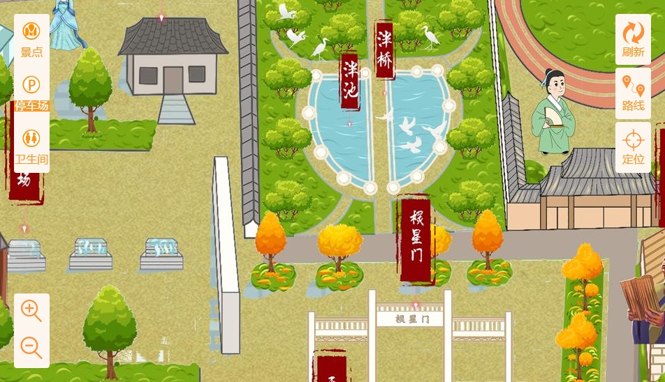 西乌珠穆沁手绘地图景区语音讲解导览系统：智慧景区建设的基石